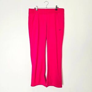 Nike The Athletic Dept Track Sweatpants Women's Large Pink Elastic Waistband Lou